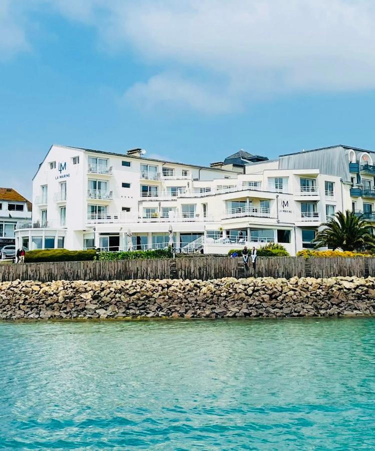 Hôtel La Marine Barneville-Carteret Exterior foto