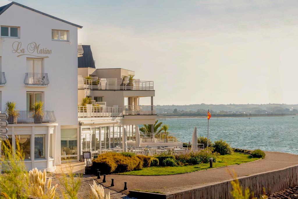 Hôtel La Marine Barneville-Carteret Exterior foto