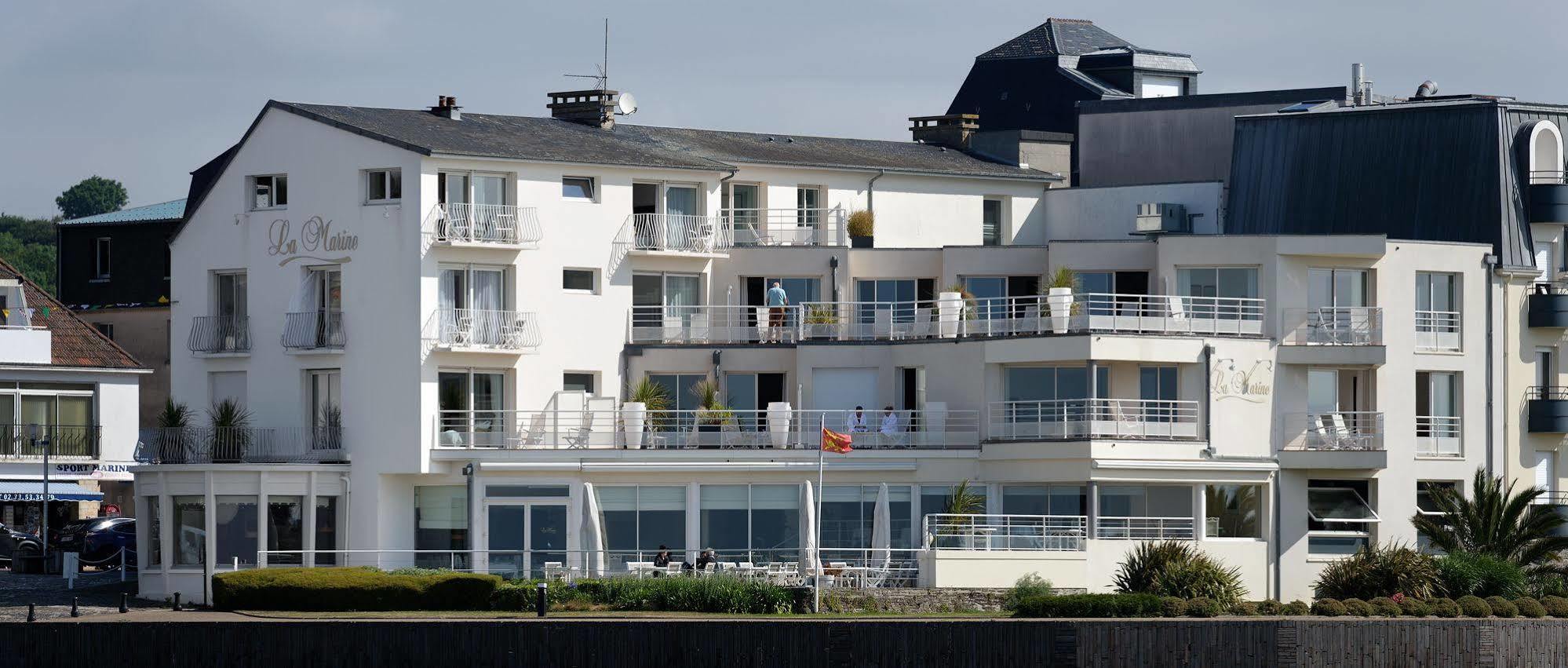 Hôtel La Marine Barneville-Carteret Exterior foto
