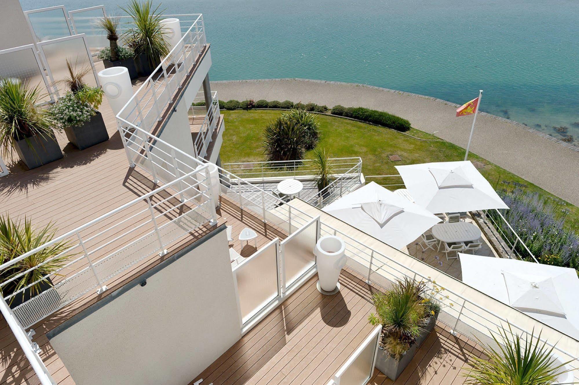 Hôtel La Marine Barneville-Carteret Exterior foto
